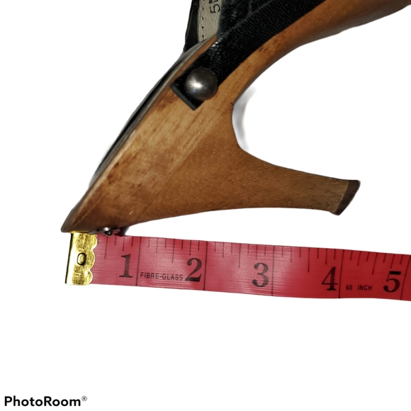 Michael Kors mule clog tie up black leather size 5 - Picture 7 of 9